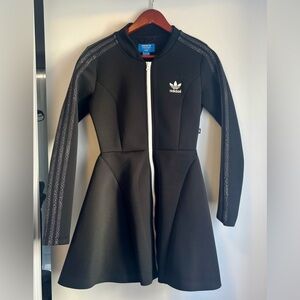 Adidas x Rita Ora Neoprene Black & grey Zip-Up dress, women’s size small